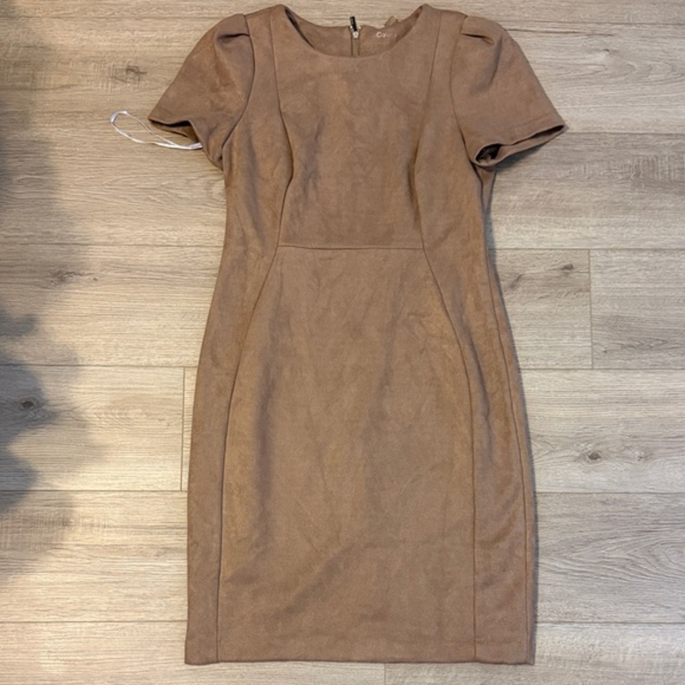 Calvin Klein Tan Mini Dress